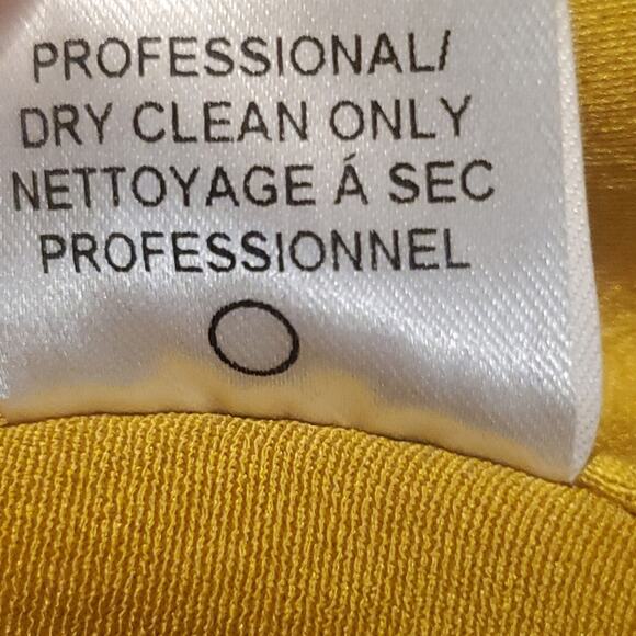 Catherine Malandrino 100% Silk Golden Liquid Maxi Dress Sz 4 - Picture 9 of 15